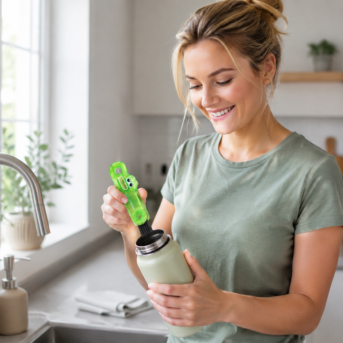Multi‑functional 3‑in‑1 Cleaning Brush