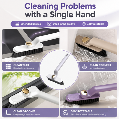 Rotatable Multi‑Function Gap Cleaning Brush