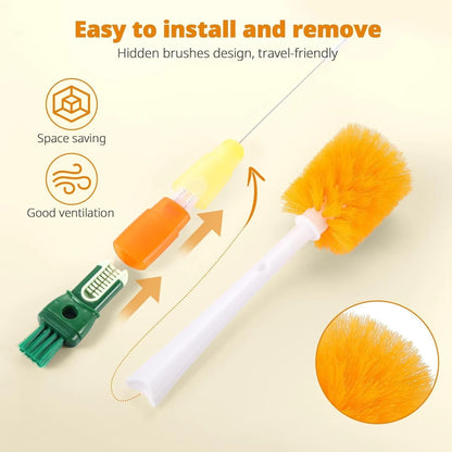 5‑in‑1 Multi‑Function Bottle Cleaning Brush