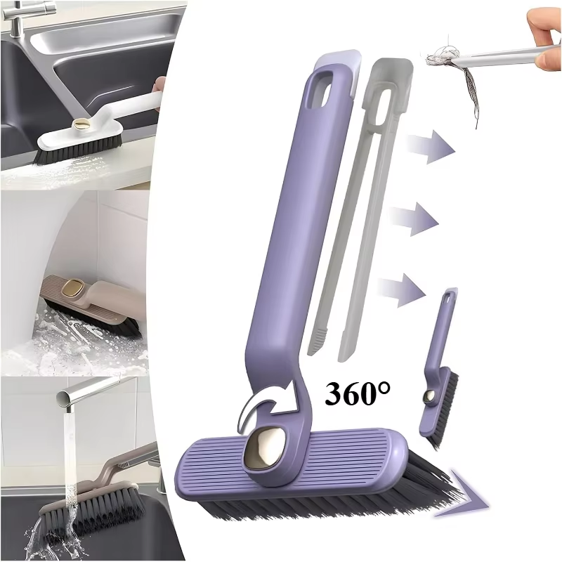 Rotatable Multi‑Function Gap Cleaning Brush