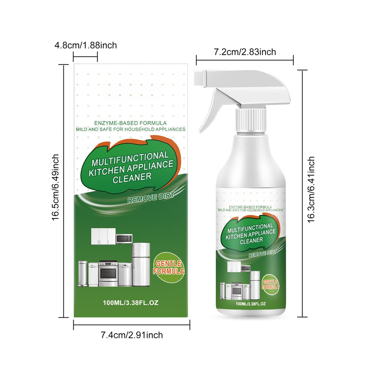 Multifunctional Kitchen Appliance Cleaner