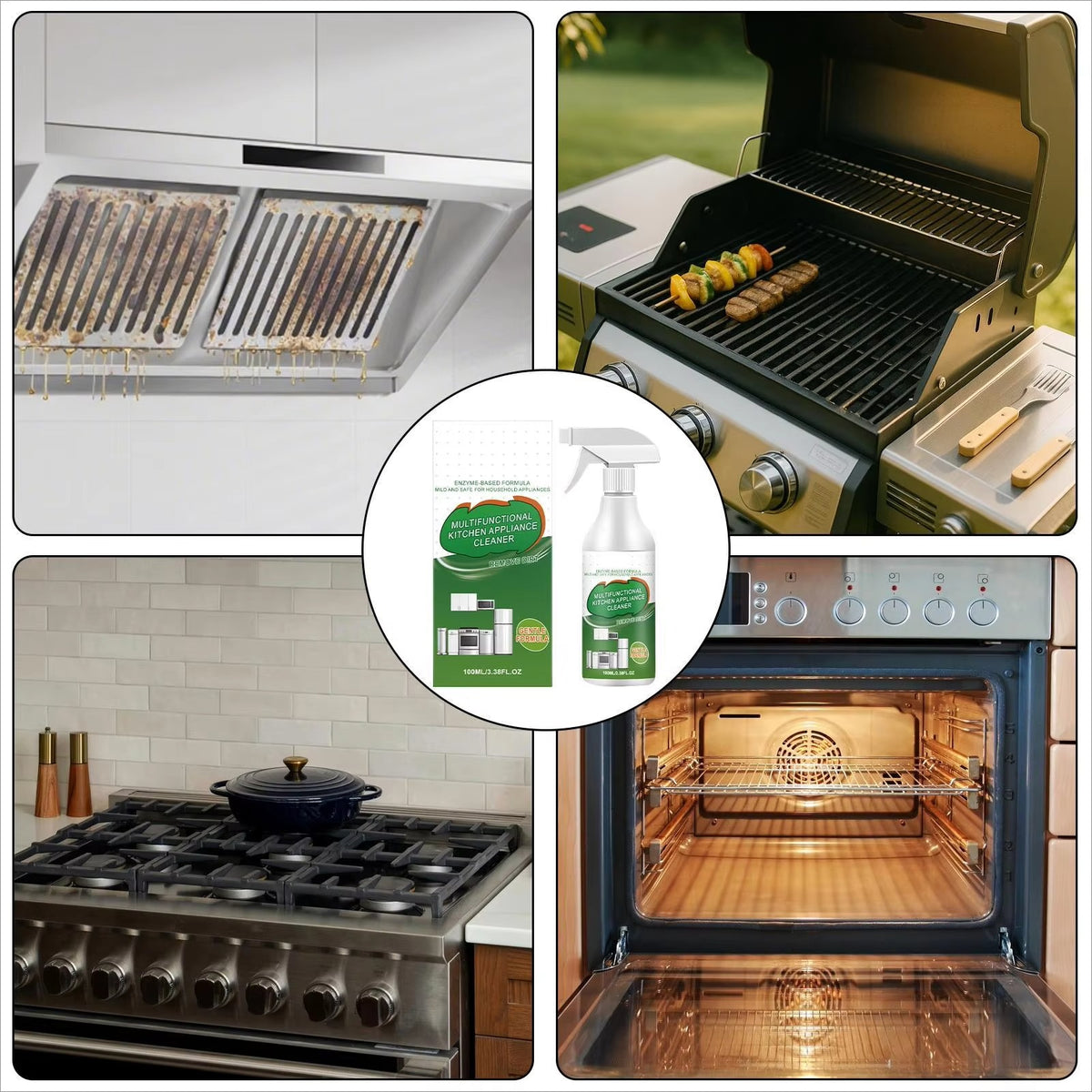 Multifunctional Kitchen Appliance Cleaner