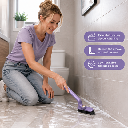 Rotatable Multi‑Function Gap Cleaning Brush